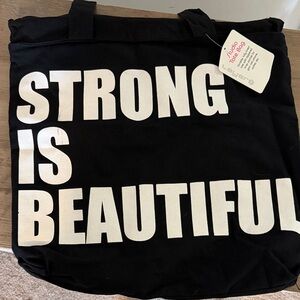 Layer 8 Black and White Tote Bag